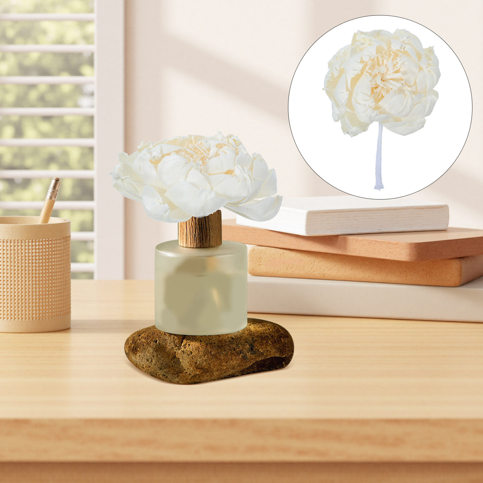 Peony Head Fragrance Diffuser  - Fragrance Home Decor review and price