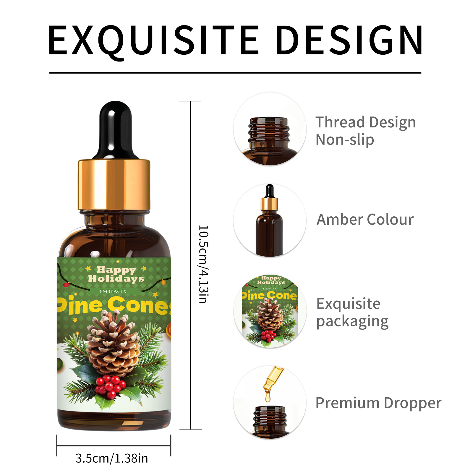 30ml Pine Cones Fragrance Oils - Xmas Home Fragrance review and price