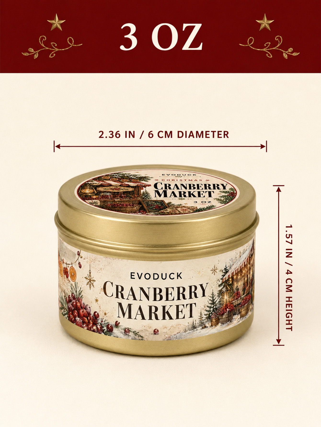 Cranberry Market Christmas Sce - Xmas Home Fragrance review and price