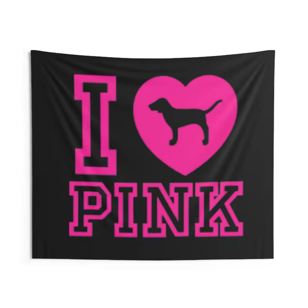 McBling Y2K I Love Pink Wall T - Home Fragrance Victoria Secret review and price