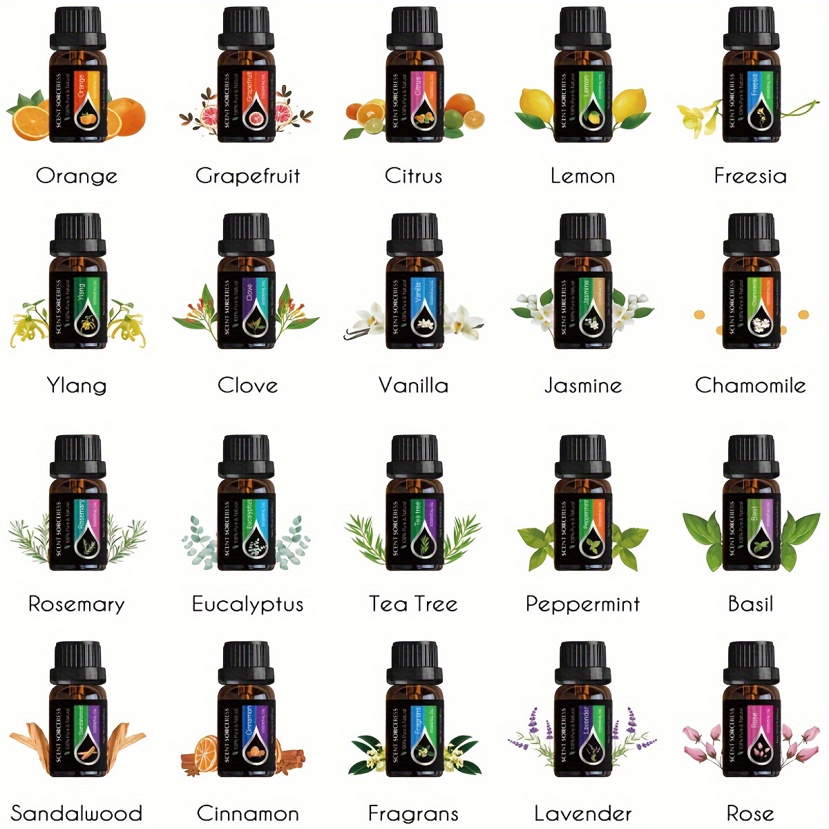 20Pcs/Set Classic Brand Essent - Fragrance Oil Set review and price