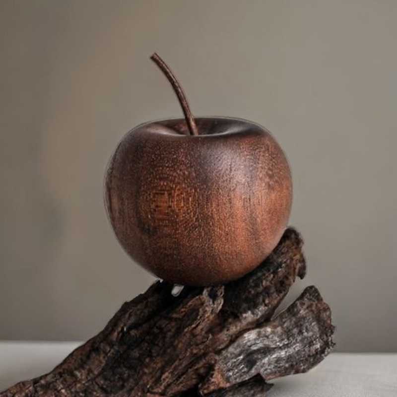 1PCS Of Wooden Apple Shaped Es - Fragrance Home Decor review and price