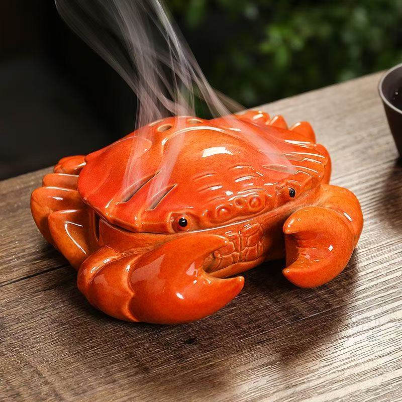 Funny Crab Shaped Incense Stov - Xmas Home Fragrance review and price