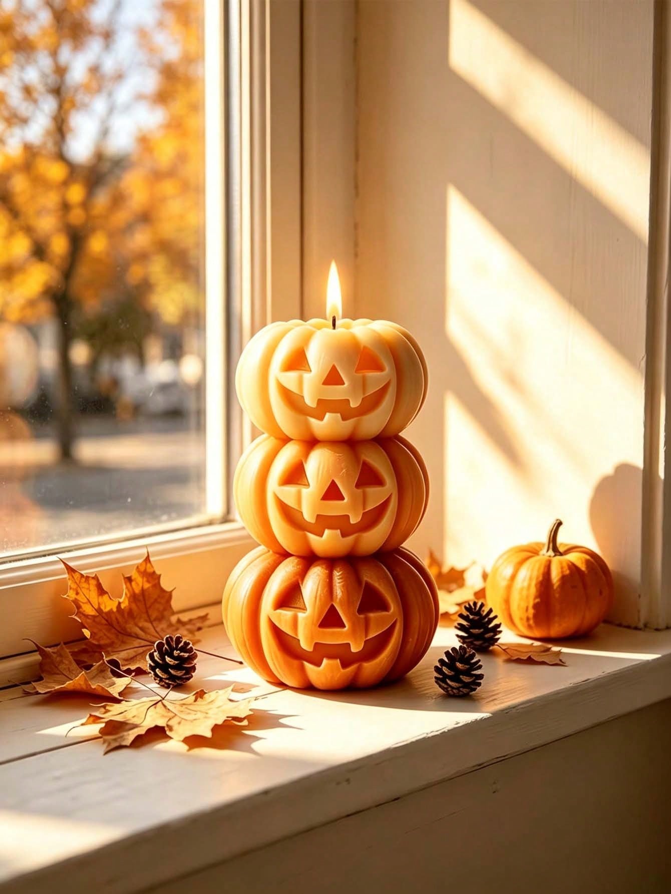 1pc Halloween 3-Layer Pumpkin  - Fragrance Home Decor review and price