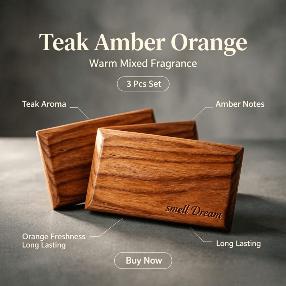 Car Air Freshener Teak Amber O - Fragrance Home Decor review and price